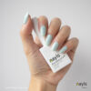 Mint Nail Wrap with Gloss Top Coat
