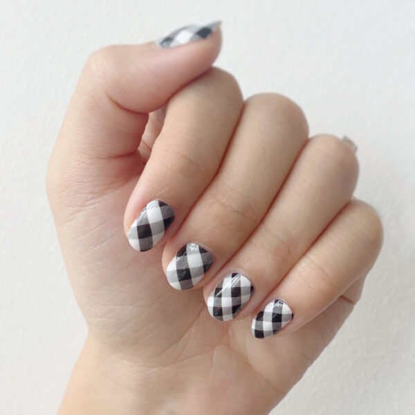 Gingham Classic Nail Wraps